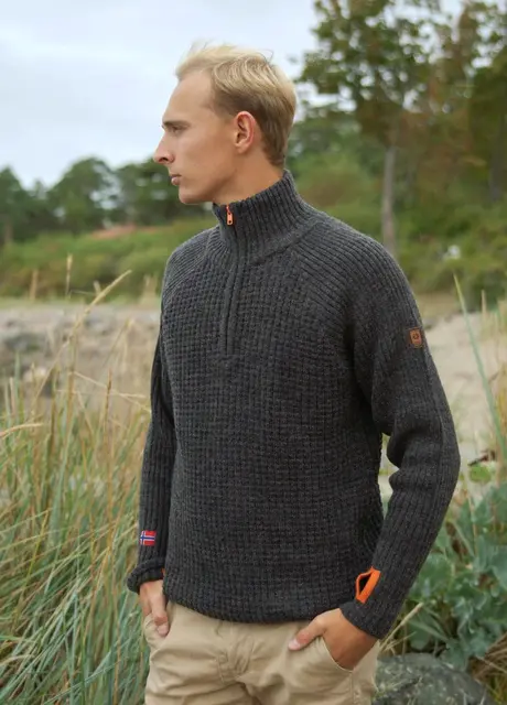 Bråtens Villmark Genser Grå XS God og varm allsidig genser 