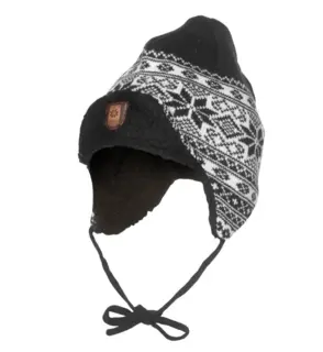 Br&#229;tens Sn&#248;stjerne Lue M/klaff Lue i ull med mykt og godt fleecef&#244;r