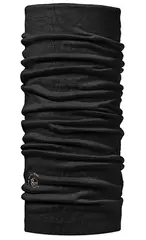 BUFF Wool Black Buff i 100% Merinoull Sort
