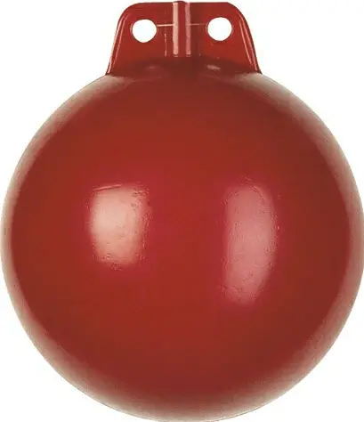 Plastkule 8" Rød Blåse til garn 