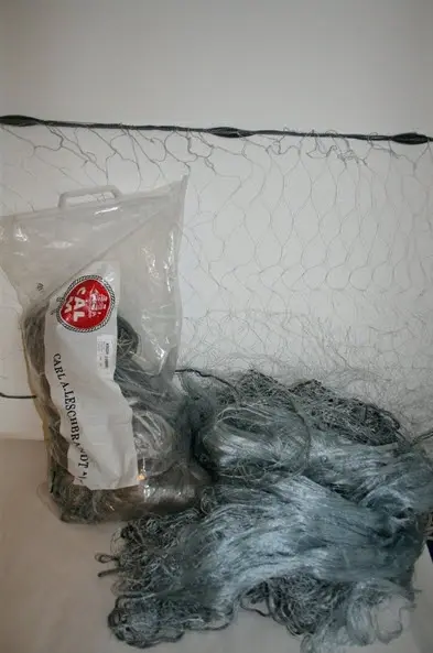 Beredskapsgarn 1,5x4 52mm 27,5x3m grå Beredskapsgarn til rømt oppdrettsfisk 