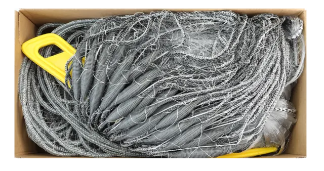 CAL Ferskvannsgarn Grå 21mm Garn til ferkvannsfiske 25m x 1,5m 