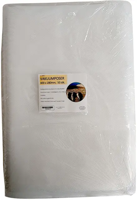 Osean Vakuumpose 300x200mm - 1,8mm Ferdigkuttet vakuumposer, 50 stk 