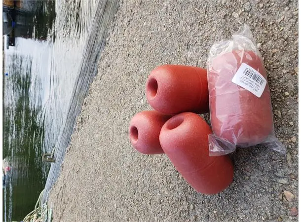 CAL Flottør Egg 4" 190g oppdrift Oppdrift til teiner og garn 