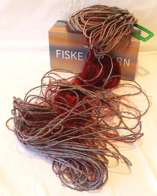 CAL Ferskvannsgarn Grå 31mm Garn til ferkvannsfiske 50m x 1,5m 