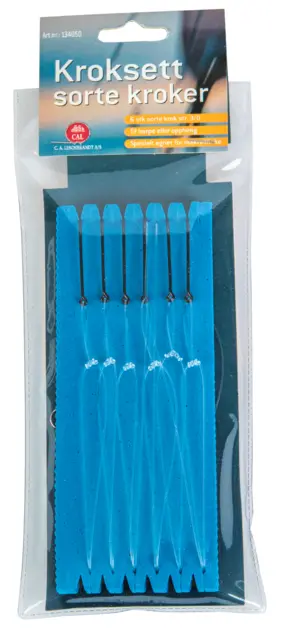 CAL Kroksett CAL m/sorte kroker 