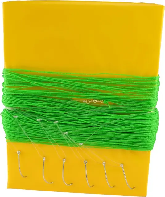 Sniksnøre 100m, 6 krok 4/0, 2mm polyet 