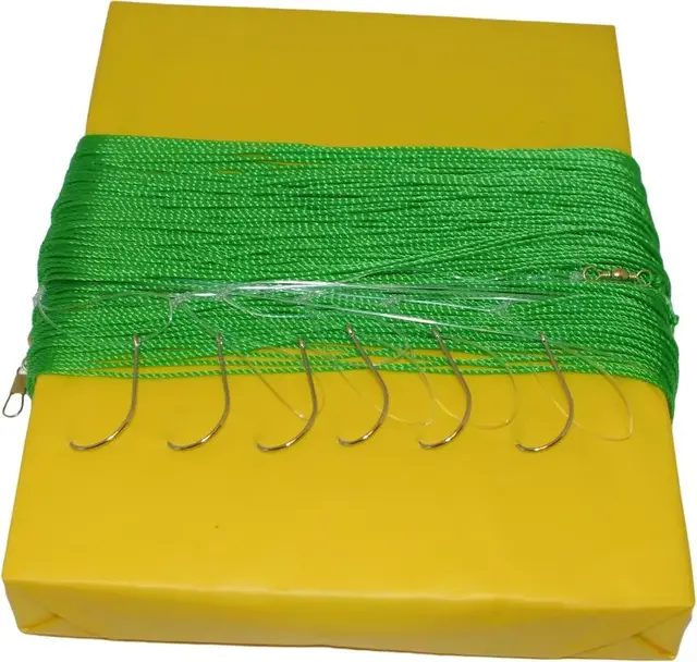 Sniksnøre 200m, 6 krok 4/0, 2mm polyet 