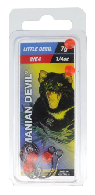 Tasmanian D Wide Eye Singekrok #4 5stk Bytt til singelkrok på Tasmanian Devil 