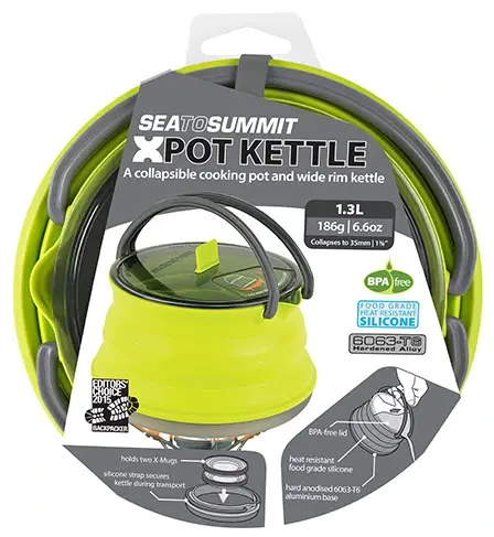 STS X-POT Kettle 1,3L  Kaffekjele Foldbart kokeutstyr, kjele 