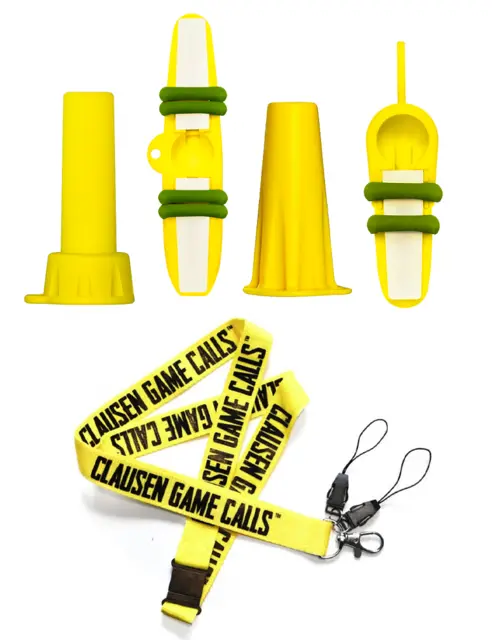 Clausen Roedeer Pack 4 rådyr lokkefløyter og halssnor 