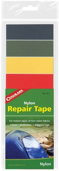Coghlan's Nylon reparasjonstape Rip-stop til telt, klær og soveposer 