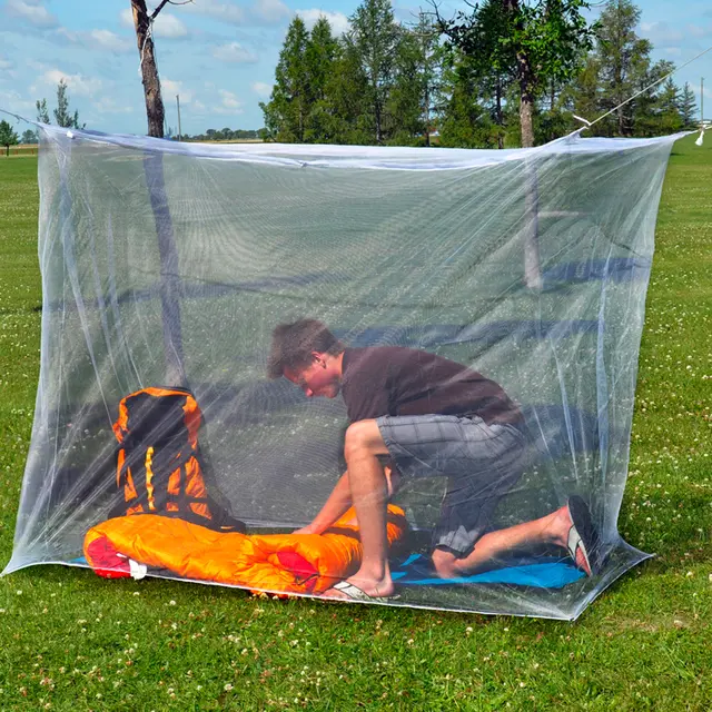Coghlan's Myggnett Ultrafin Myggnetting som passer en dobbeltseng 