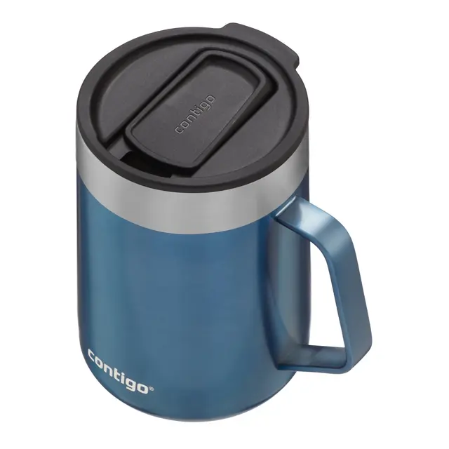 Contigo Streetville Desk Mug SS Blue Stiling ergonomisk termokopp 