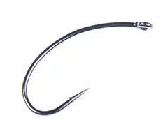 Core C1167 Parachute Dry Black Nick #18 Buet nikkelkrok for parachute-fluer