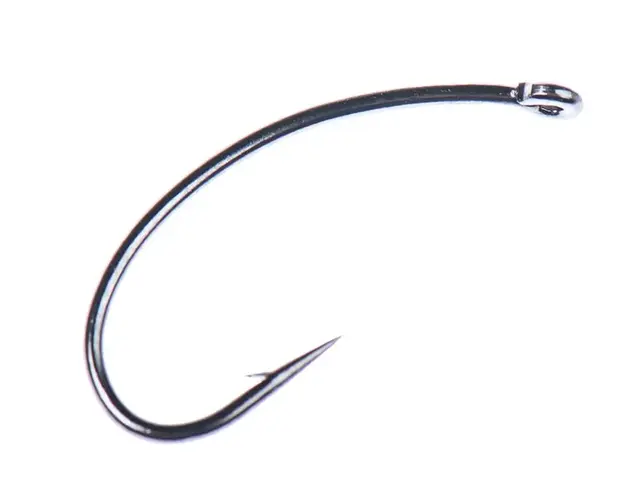 Core C1167 Parachute Dry Black Nick #18 Buet nikkelkrok for parachute-fluer 