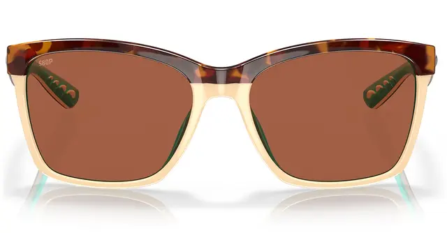 Costa Del Mar Anaa Retro Tort/Cream Copper 580P (plast) 