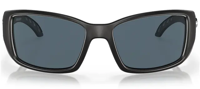 Costa Del Mar Blackfin Matte Black Gray 580P (plast) 