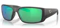 Costa Del Mar Blackfin PRO-11 Matte Black/Green Mirror, 580G (glass)