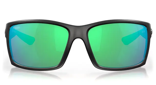 Costa Del Mar Reefton Pro Matte Black Green Mirror 580G 