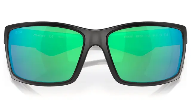 Costa Del Mar Reefton Pro Matte Black Green Mirror 580G 