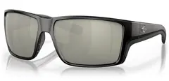 Costa Del Mar Reefton Pro Matte Black Gray Silver Mirror 580G