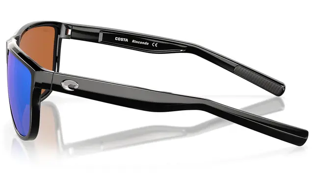 Costa Del Mar Rincondo Shiny Black Green Mirror 580P (plast) 