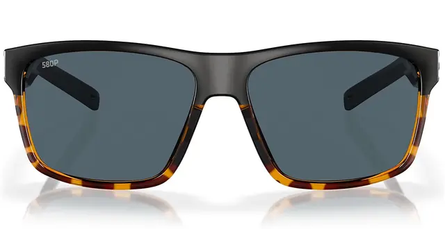 Costa Del Mar Slack Tide Matte Black Shiny Tortoise Gray 580P (plast) 