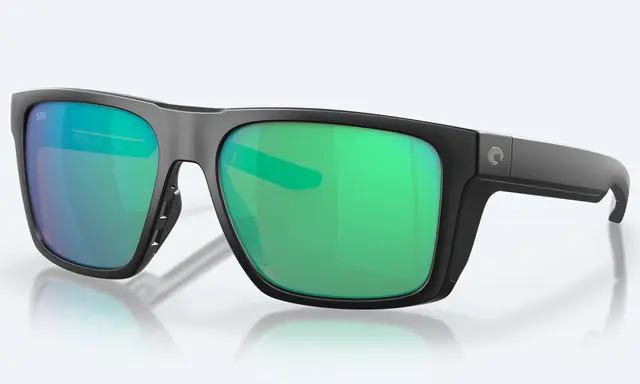 Costa Del Mar Lido Matte Black Green Mirror 580G 