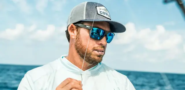 Costa Del Mar Pargo Net Dark Grey Copper Green Mirror 580G 