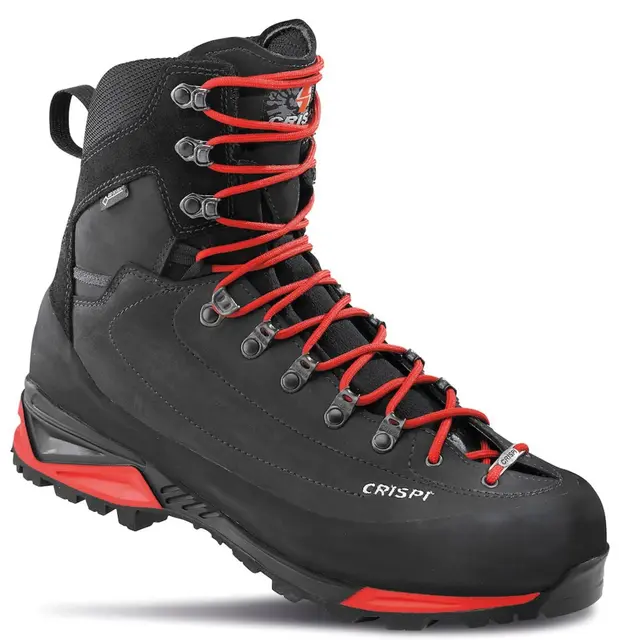 Crispi Briksdal GTX Sort/Rød 36 Kraftig fjellstøvel med Gore-Tex 