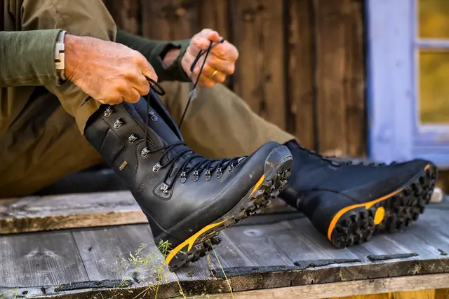 Crispi Hunter EVO GTX Sort/Orange 36 Stabil og lett jaktstøvel med Gore-Tex 