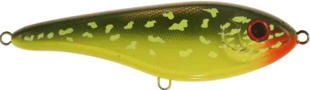 Strike Pro Buster Jerk V Susp 8,5cm Suspending, 18g, Hot Pike 