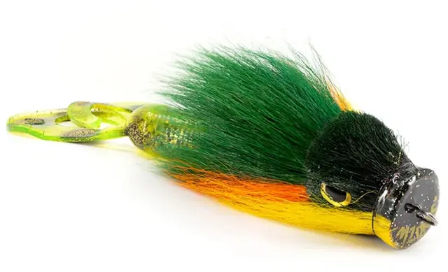 Miuras Mouse Big 23cm Fire Tiger Lokkende bevegelser som trigger gjedder 