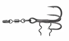 Daiwa Prorex Head Assist Hook Swivel #1 Treblekrok med svivel og spikes