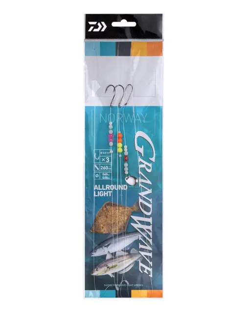 Daiwa Grand Norway Rig Allround Light Båtfiske tackle 1/0 