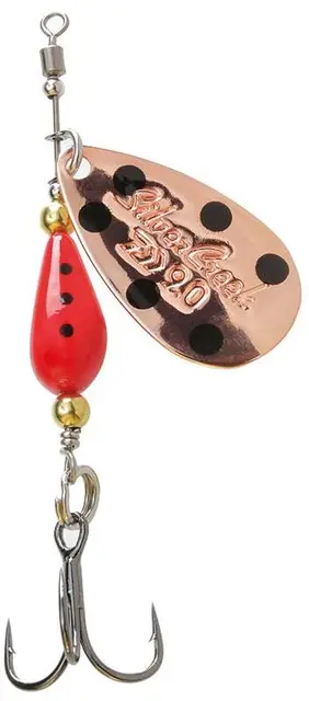 Daiwa Silvercreek Spinner CopperLadyb 6g Effektiv spinner av høy kvalitet 