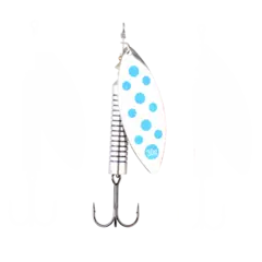 Dam Salmon Spinner Silver/Blue 30g Kj&#248;p 8 spinnere f&#229; en gratis slukboks