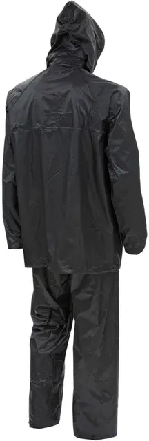 DAM Protec Rainsuit M Todelt Regndress, Black 