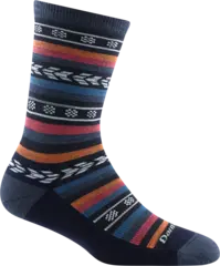 Darn Tough Bronwyn W Crew Denim S Lightweight Cushion, Damesokker