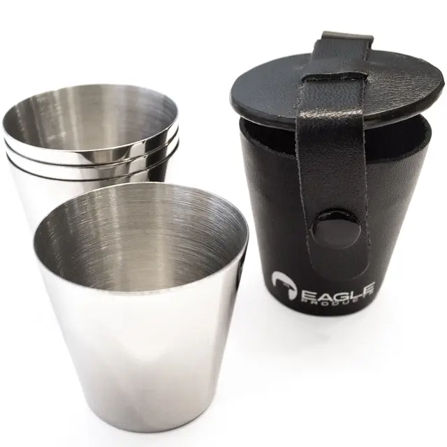 Eagle Drammeglass i Stål 4 stk Eagle Products 