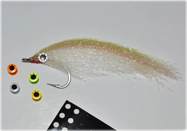 Diamond Fish Eyes - Orange 4mm Super Fluorescent fiskeøyne 16 stk 