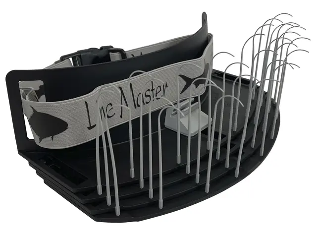 Easy Shrimp Eyes Linemaster Belt Grey Elastisk vadebelte til linekurv 