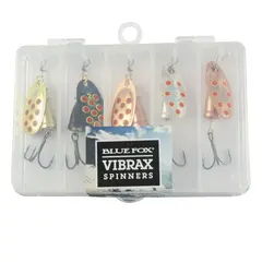 Blue Fox Vibrax spinnersett m/boks 5pk