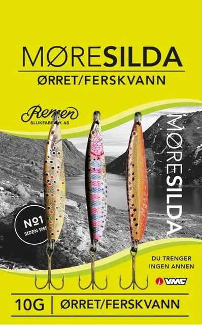 Remen Møresilda Ørret 10g 3-Pak Ferskvann - Ørret 