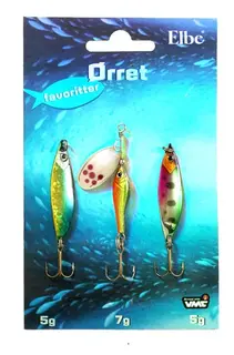 Elbe &#216;rret-favoritter 3pk Innlandsfiske