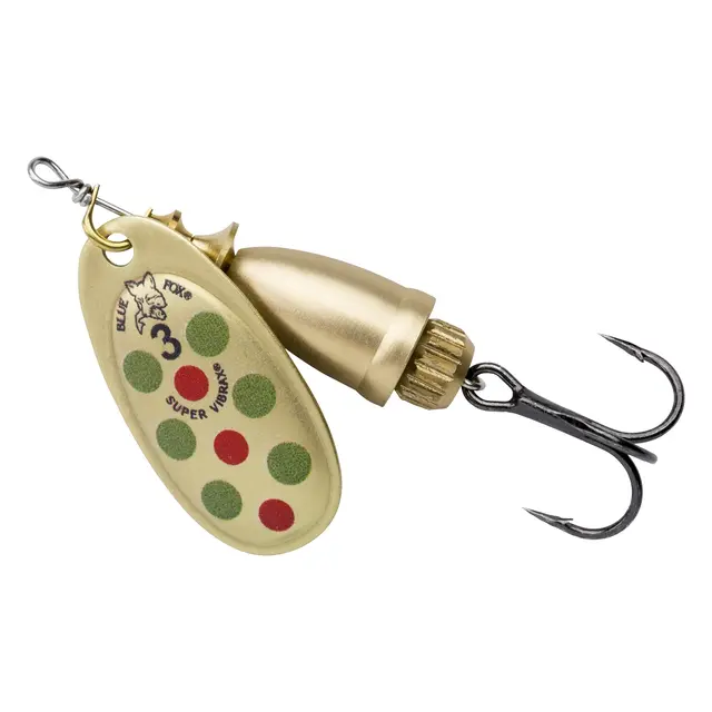 Blue Fox Vibrax UV 6g GORU Kjøp 8 spinnere og få gratis slukboks 