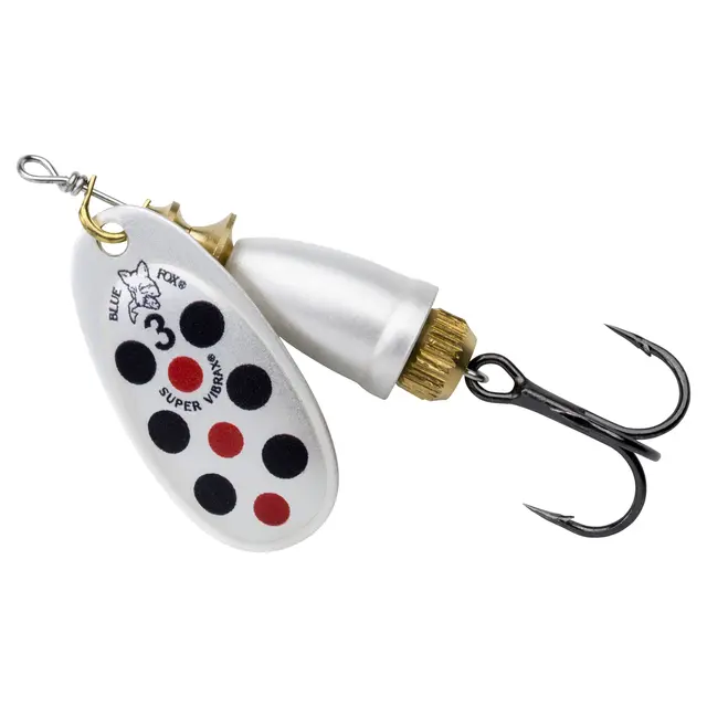 Blue Fox Vibrax UV 6g SBRU Kjøp 8 spinnere og få gratis slukboks 