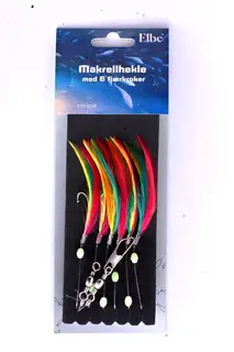 Elbe Makrellhekle m/6 stk fj&#230;rkroker