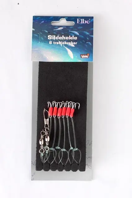 Elbe Sildehekle treble m/6 stk kroker 
